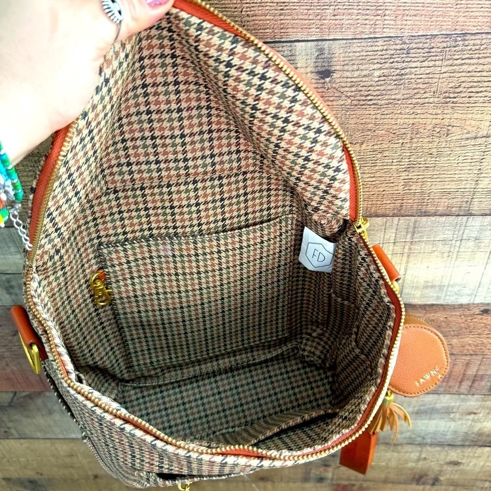 Fawn Design The Mini Plaid Diaper Bag